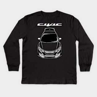 Civic Type R 10th gen 2015-2017 Kids Long Sleeve T-Shirt